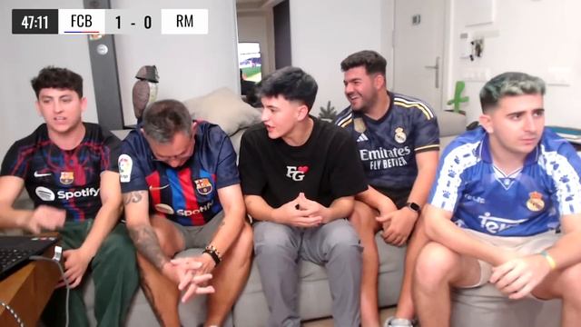HINCHAS del BARÇA REACCIONAN al BARÇA 1 - 2 MADRID *Bellingham nos hace llorar* смотреть онлайн