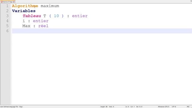 Exercice corrigé #37 : Algorithme qui cherche et affiche le maximum des éléments du tableau (Darija смотреть онлайн