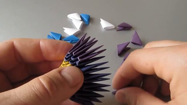 РЫБКА - легкое модульное оригами своими руками. Видео смотреть онлайн