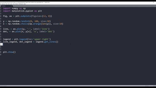 How to Toggle Graphs Visibility By Clicking Legend Label in Matplotlib смотреть онлайн