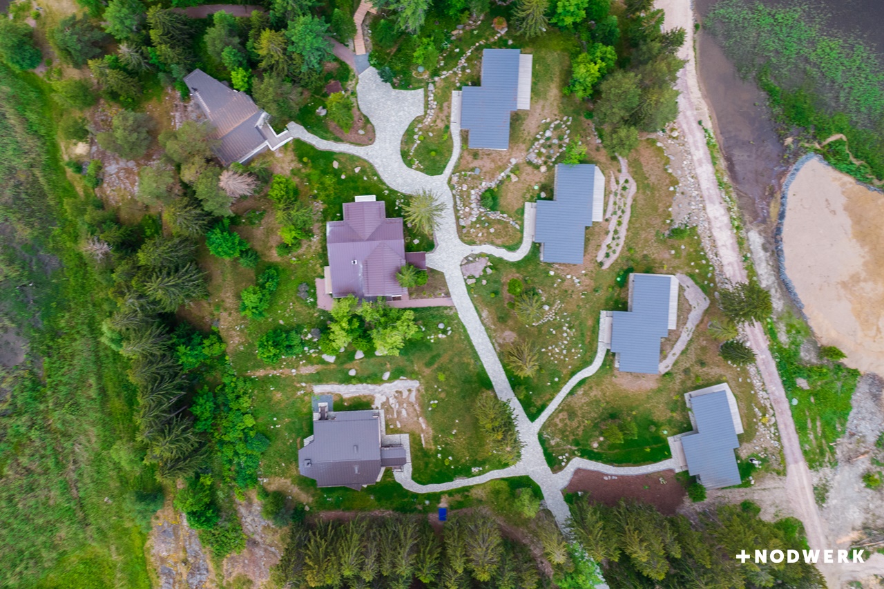 Построенные дома строительной компанией @Nodwerk на территории апарт-отеля "Кружево". смотреть онлайн