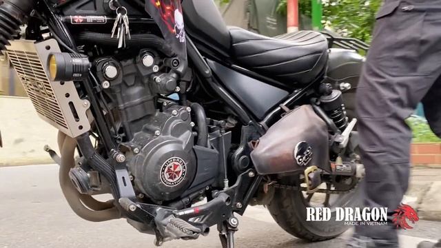 Honda Rebel cmx 300 500 forward controls - Red Dragon смотреть онлайн