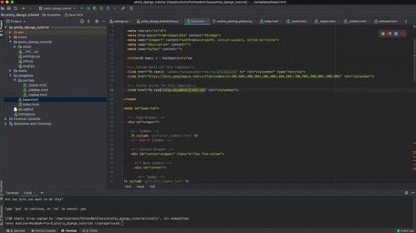 Django Plotly Dash Tutorial How to Connect Dashboards & Graphs into a Python Full Stack Application