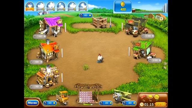 Веселая ферма 2 Фабрикатная 3 FarmFrenzy на золото смотреть онлайн