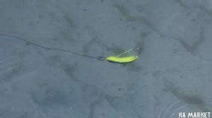Проводка блесны незацепляйки Minnow spoon