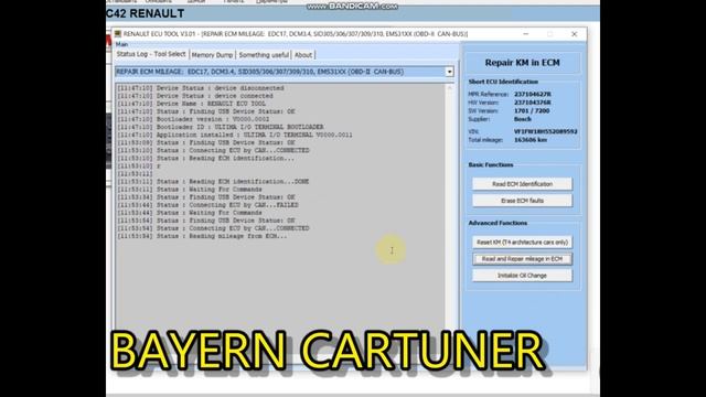 EDC17C42 And Renault EcuTool