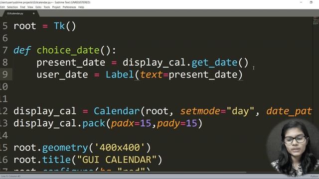 Make your own calendar | python project | GUI calendar | GUI python project | python mini project смотреть онлайн