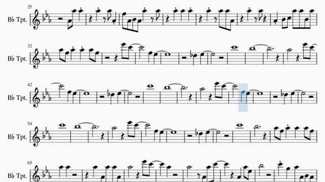 Trumpet Sheet Music: How to play Symbolism (turi ip ip ip) by Electro Light смотреть онлайн