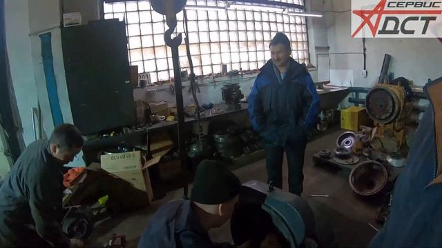 Ремонт КПП китайского фронтального погрузчика HZM S25D смотреть онлайн