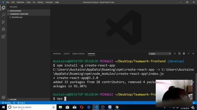 Andela DevC install create react app and use it to create your app after branching out to develope смотреть онлайн