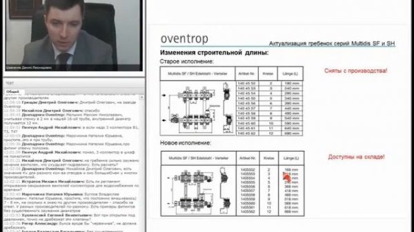 Коллекторы Oventrop Multidis SH SF