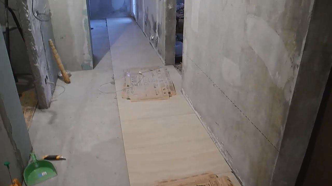 Облицовка пола,прихожая,коридор,ванная,кухня ч.4 смотреть онлайн