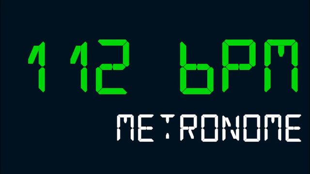 112 BPM (Beats Per Minute) Metronome смотреть онлайн