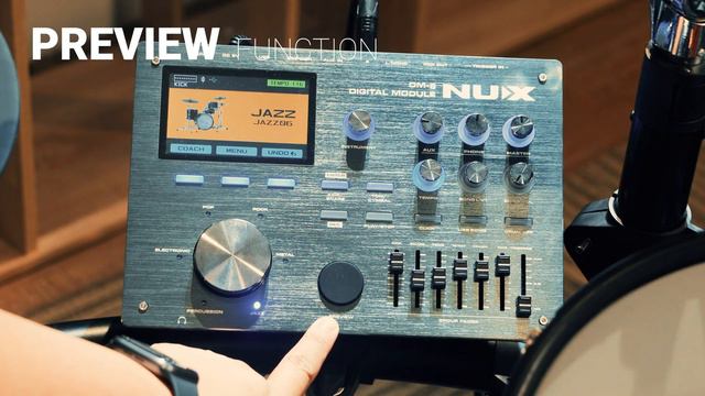 กลองไฟฟ้า NUX DM-8 รุ่นท๊อป สเปคจัดเต็ม ฟังชั่นล้น!! I Music.me