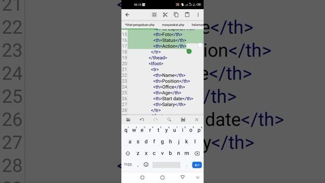 Part 7 Membuat Data Pengaduan Versi Android - Aplikasi Pelaporan Pengaduan Masyarakat смотреть онлайн