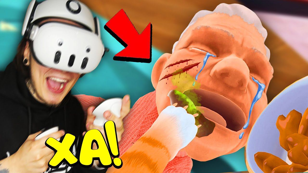 НЕПОСЛУШНЫЙ КОТ НАКОРМИЛ КАКАШКОЙ БАБУЛЮ!! (I Am Cat VR) смотреть онлайн