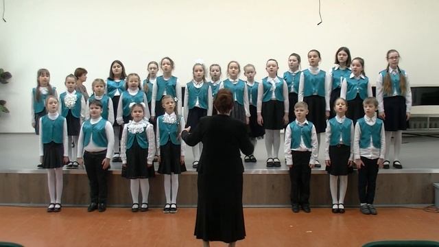 Хор младших классов инструментальных отделений "Колокольчик". ДШИ №2 им. С. С. Туликова г. Калуги смотреть онлайн