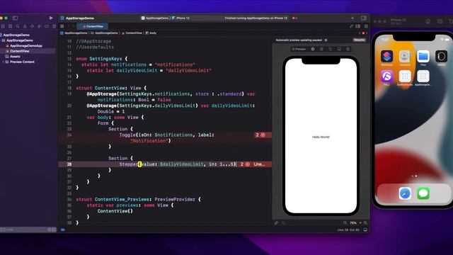 @AppStorage in SwiftUI смотреть онлайн