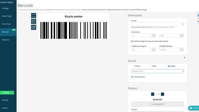 Bulk barcode printing from a catalog смотреть онлайн