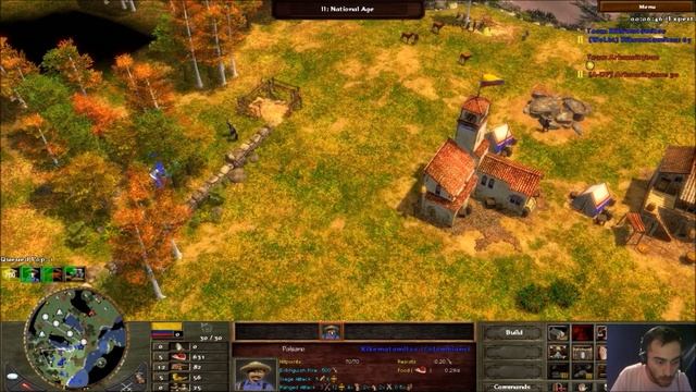 Colombia vs España | Nueva Inglaterra | Age of Empires 3 Wars of Liberty online смотреть онлайн