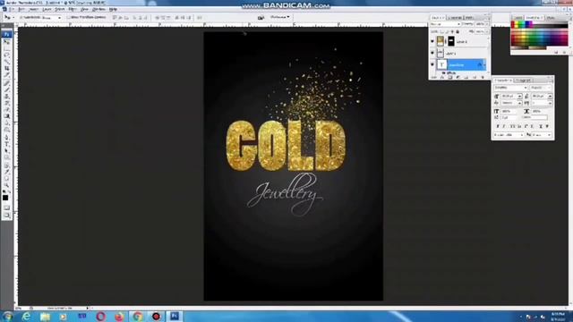 Photoshop Gold Text Effect|Photoshop Golden Text effect In Bengali|Gold Text Effect Kaise Banate Ha смотреть онлайн
