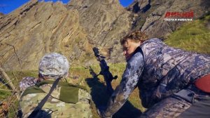 Охота в Таджикистане на мархура и уриала. Горные охотники.