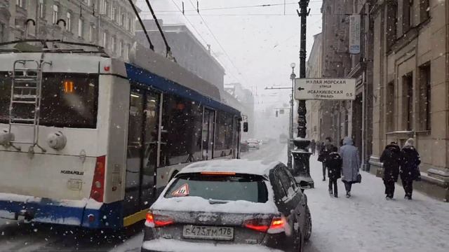 Санкт-Петербург. Невский проспект. 25.02.2018 г. смотреть онлайн