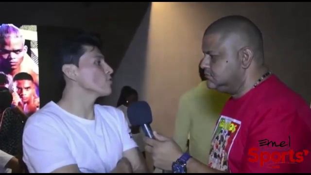 Así fue la entrevista del boxeador Luis Quiñones el dia de su pesaje. Video cortesía de Emel Sports смотреть онлайн