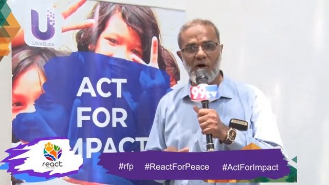 React For Peace | REACTion from Wahidh Ansari | Act For Impact смотреть онлайн