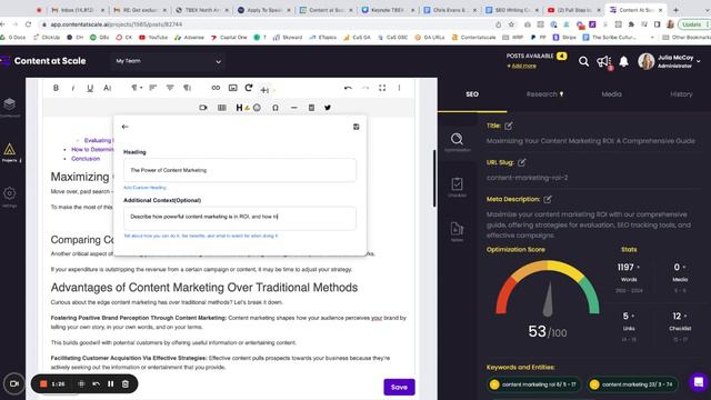 How to Have Content at Scale's AI Write New Sections in Your Article (Easy Hack!) смотреть онлайн