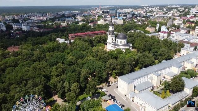 Калуга, около Городского парка / Kaluga, near a City park (с квадрокоптера) смотреть онлайн