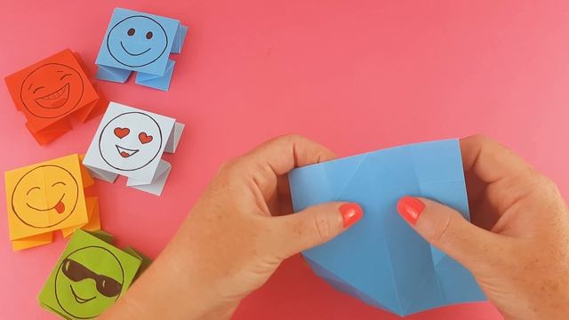 Игрушка-попрыгушка / Игрушка из бумаги / Игрушка для пальцев из бумаги смотреть онлайн