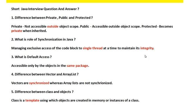 Synchronization in Java смотреть онлайн