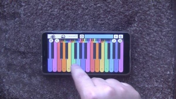 Toby Fox - Undertale - Papyrus Theme Song - Bonetrousle (Phone Kids Piano Cover)