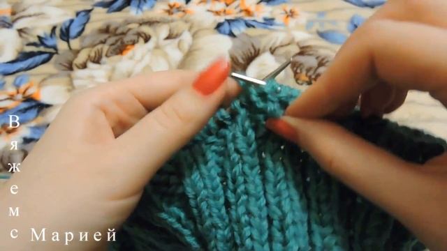 Вяжем спицами. Закончилась нить посреди вязания. Что делать? смотреть онлайн