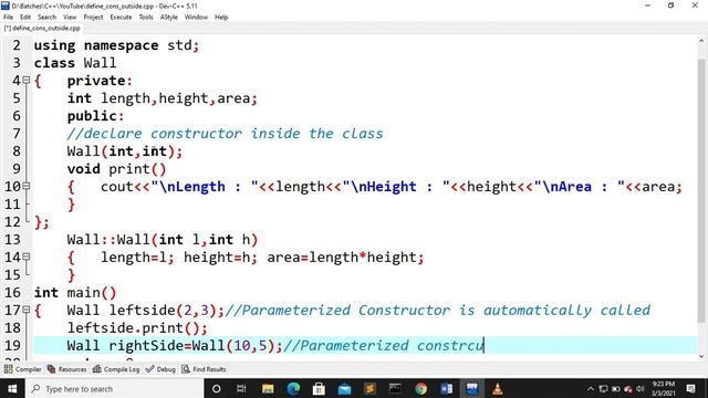 explicit call of constructor in c++ смотреть онлайн