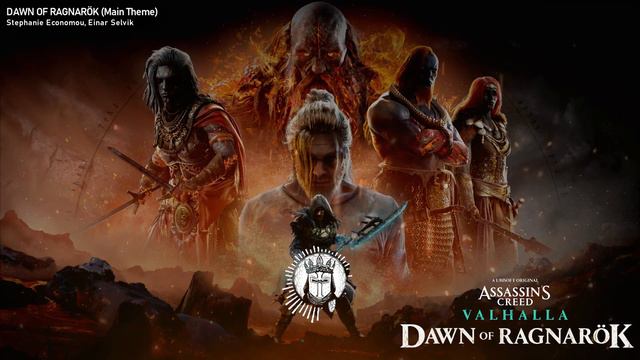 Assassin's Creed Valhalla - Dawn of Ragnarök Theme Lyrics Video - Stephanie Economou & Einar Selvik смотреть онлайн