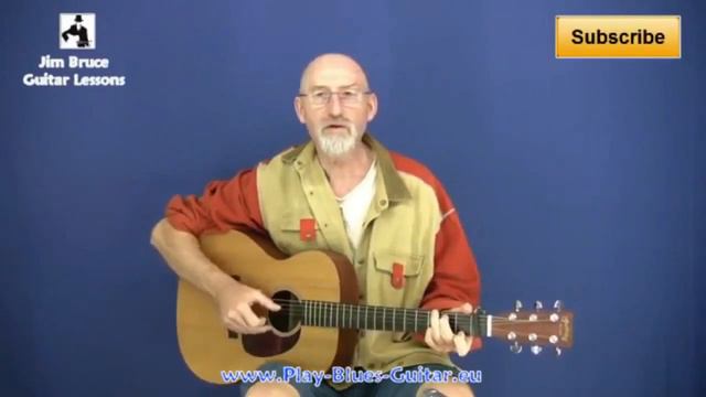 Chump Man Blues By Blind Blake Cover  - Jim Bruce Blues Guitar - Ragtime Fingerstyle Guitar