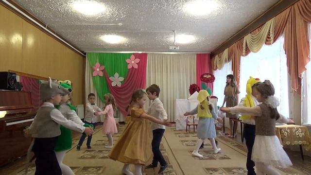 Полька для мамы, старшая группа №9 смотреть онлайн