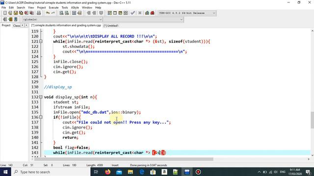C++ Tutorial Student information and Grading System (Part #8) смотреть онлайн
