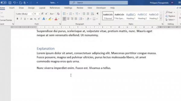 How To Insert A Table Of Contents In A Microsoft Word Document?