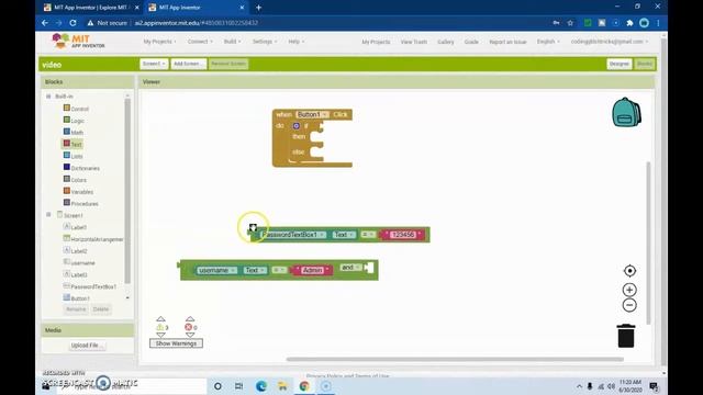 LOGIN Screen - MIT App Inventor (easy tutorial) смотреть онлайн
