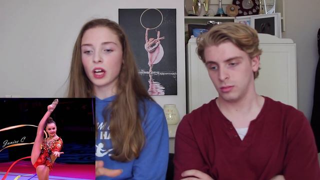 MY BROTHER REACTS TO RHYTHMIC GYMNASTICS LEOTARDS смотреть онлайн