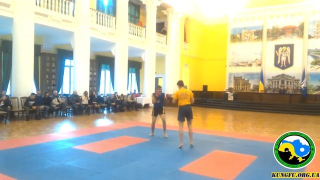 Саньда Тондриков - Дембицкий 2 раунд федерации КУНГФУ Украины КМДА 6.12.2015