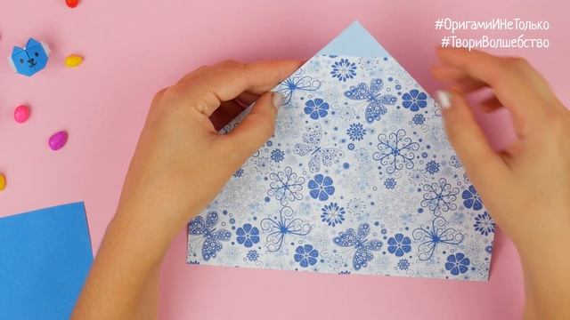 Оригами кольцо котик [Поделки из бумаги] смотреть онлайн