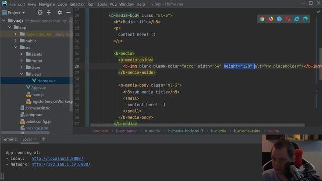 Playground with media in bootstrap-vue for vuejs - bootstrap-vue tutorial смотреть онлайн