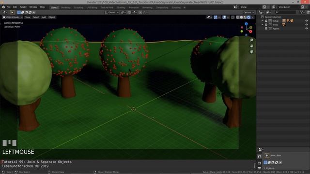 99 Seconds Blender 2.8: Join & Separate смотреть онлайн