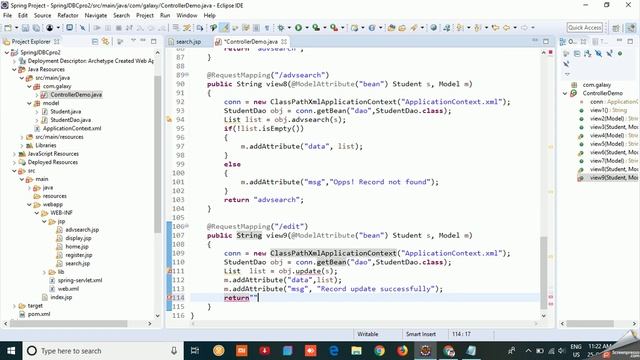Spring MVC with JDBC (Update/Edit) | Spring MVC with JDBC Tutorial in Hindi | #22 смотреть онлайн
