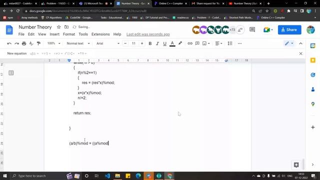 Number Theory - Modular Arithmetic, Binary Exponentiation, Primes and Divisors смотреть онлайн