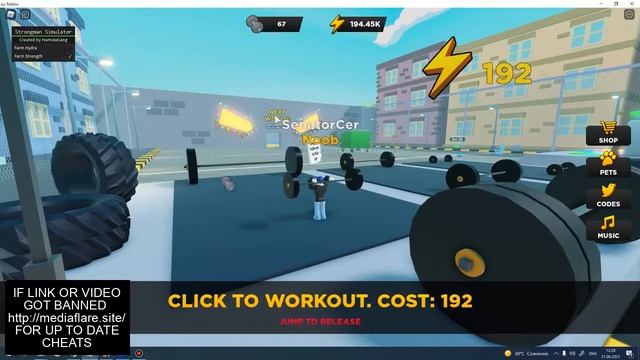 roblox strongman simulator ? script auto farm смотреть онлайн